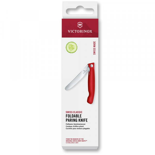 Складаний ніж для пікніка Victorinox Swiss Classic 11см хвил черв 6.7831.FC1
