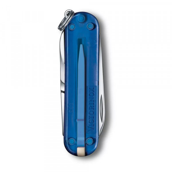 Складаний ніж Victorinox 58мм CLASSIC SD Deep Ocean 2 шари 7 функцій Синій напівпрозорий (0.6223.T2) Складаний ніж Victorinox 58мм CLASSIC SD Deep Ocean 2 шари 7 функцій Синій напівпрозорий (0.6223.T2)