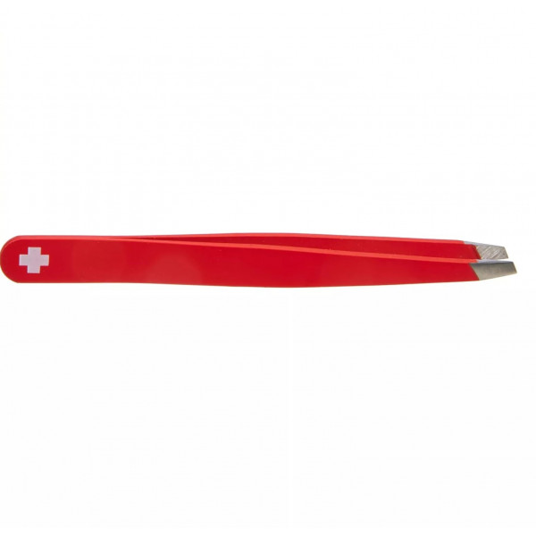 Пінцет для брів Victorinox Rubis Slanted скошений 96 мм Червоний (8.2088)