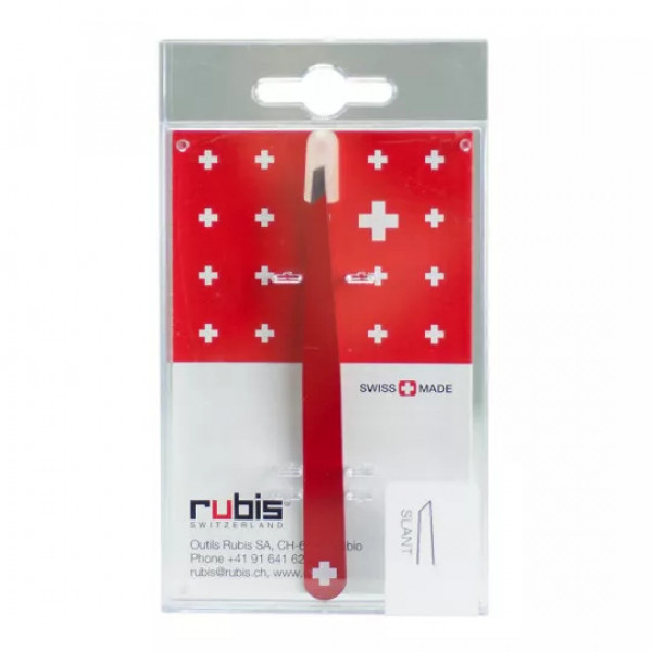 Пінцет для брів Victorinox Rubis Slanted скошений 96 мм Червоний (8.2088) Пінцет для брів Victorinox Rubis Slanted скошений 96 мм Червоний (8.2088)