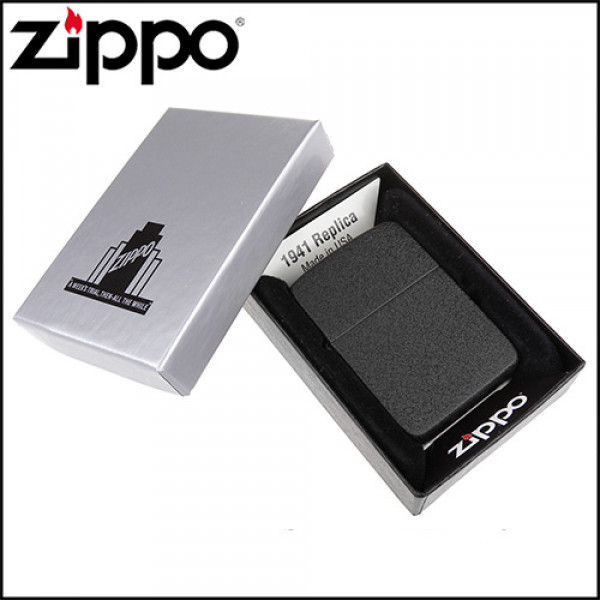 Запальничка Zippo (Зіппо) Black Crackle Vintage1941 28582