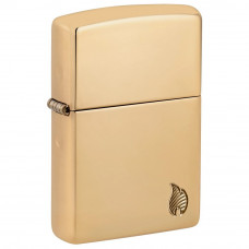 Запальничка Zippo (Зіппо) Armor® High Polish Brass Flame Design 46397