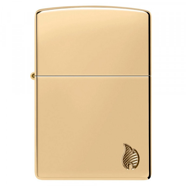 Запальничка Zippo (Зіппо) Armor® High Polish Brass Flame Design 46397 Запальничка Zippo (Зіппо) Armor® High Polish Brass Flame Design 46397