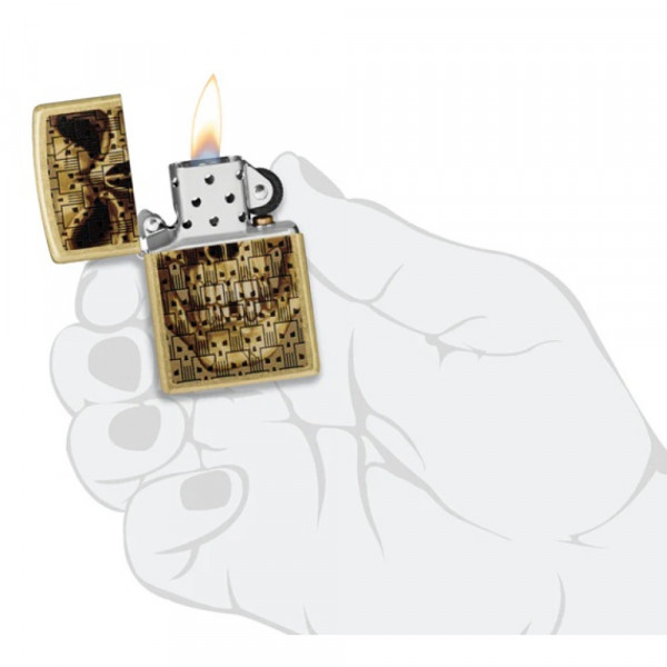 Запальничка Zippo (Зіппо) Skulls on Skulls 46937 Запальничка Zippo (Зіппо) Skulls on Skulls 46937