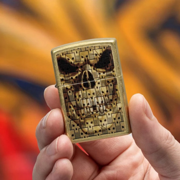 Запальничка Zippo (Зіппо) Skulls on Skulls 46937 Запальничка Zippo (Зіппо) Skulls on Skulls 46937
