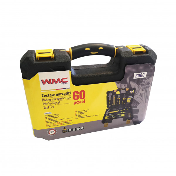 Набір інструменту 60пр. 1/4" (6гр.) WMC TOOLS 2060