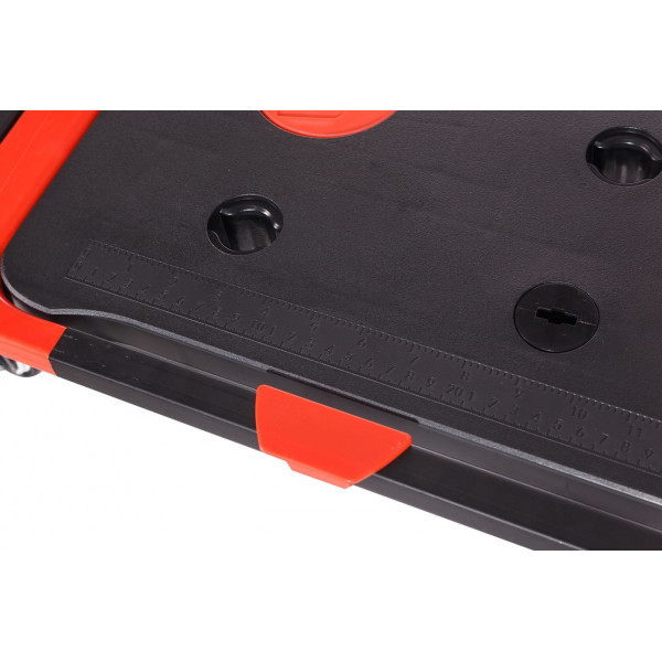 Верстат багатофункціональний, 7 в 1 (верстак-max нагр.150кг, візок-150кг, лісу-250кг, робоча платформа-108х45см, столярний козел, лежак, візок-платформ