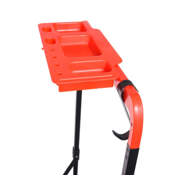 Верстат багатофункціональний, 7 в 1 (верстак-max нагр.150кг, візок-150кг, лісу-250кг, робоча платформа-108х45см, столярний козел, лежак, візок-платформ