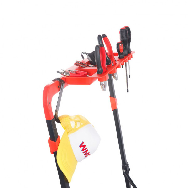 Верстат багатофункціональний, 7 в 1 (верстак-max нагр.150кг, візок-150кг, лісу-250кг, робоча платформа-108х45см, столярний козел, лежак, візок-платформ