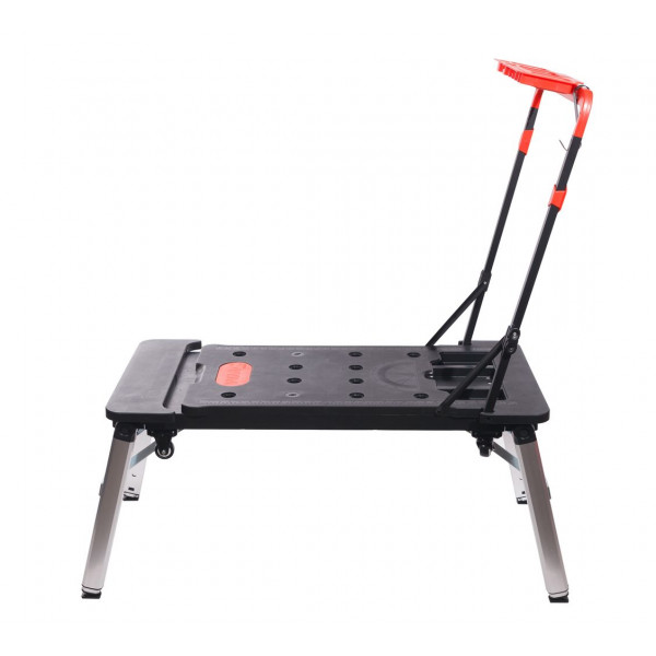 Верстат багатофункціональний, 7 в 1 (верстак-max нагр.150кг, візок-150кг, лісу-250кг, робоча платформа-108х45см, столярний козел, лежак, візок-платформ