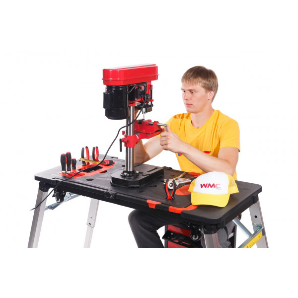 Верстат багатофункціональний, 7 в 1 (верстак-max нагр.150кг, візок-150кг, лісу-250кг, робоча платформа-108х45см, столярний козел, лежак, візок-платформ