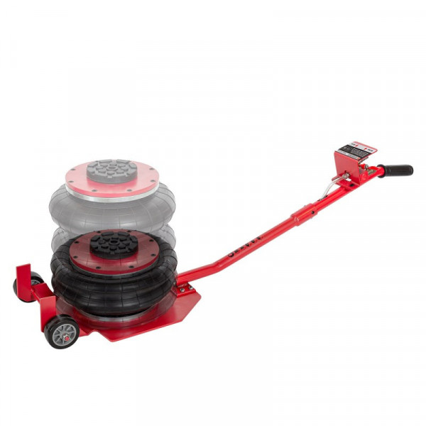 Домкрат підкатний пневматичний 5т (144-440мм; 6-12bar; 3 подушки; Ø320мм) Forsage F-YHQD-3WT-320A