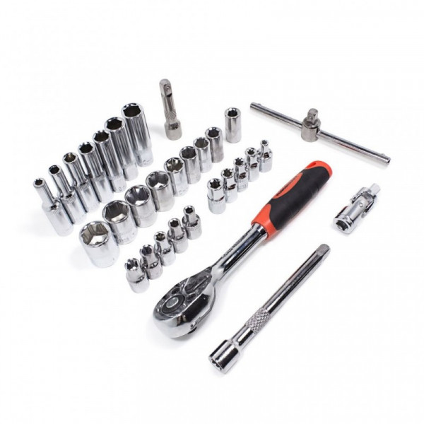 Набір інструментів 216пр. 1/4''3/8''1/2''(6гр.)(4-32мм) FORCEKRAFT FK-38841