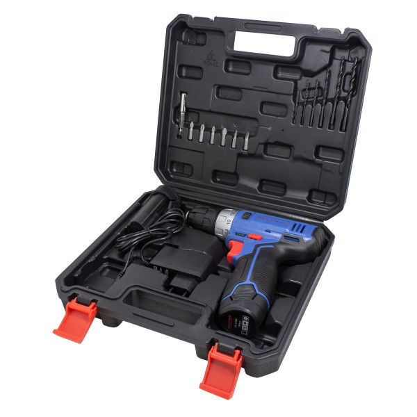 Шуруповерт акумуляторний 12V,1.3Ah патрон 0,8-10мм ROCKFORCE RF-BT-CD11-A1 12V