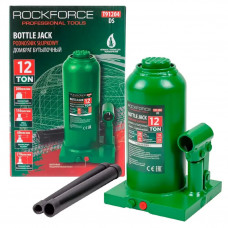 Домкрат 12т пляшковий (200-370мм)ROCKFORCE RF-T91204 DS