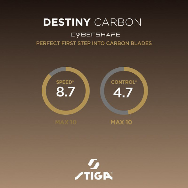 Основа для ракетки Stiga Destiny Carbon Cybershape Master (1600-2602-35) (932080)
