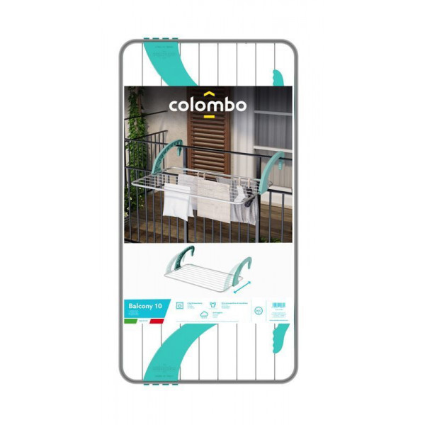 Сушарка для білизни навісна Colombo Balcony 10 (ST188) (931868)