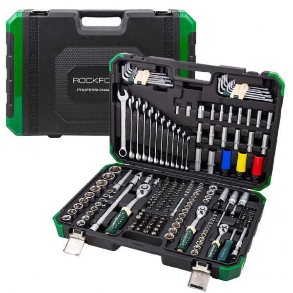 Набір інструментів 222пр. 1/4", 3/8", 1/2" (6гр.) Rockforce RF-42222-5 Набір інструментів 222пр. 1/4", 3/8", 1/2" (6гр.) Rockforce RF-42222-5