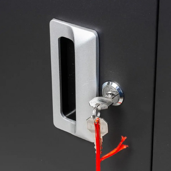 Візок інструментальний 7-поличний з додатковою боковою секцією Forsage F-55301 Візок інструментальний 7-поличний з додатковою боковою секцією Forsage F-55301