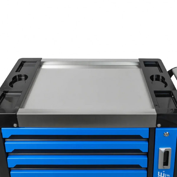 Візок інструментальний 7-поличний з додатковою боковою секцією Forsage F-55301 Візок інструментальний 7-поличний з додатковою боковою секцією Forsage F-55301