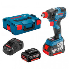 Гайкокрут акумуляторний Bosch Professional GDX 18V-200 C в L-Boxx 136 з 2 акб GBA 18V 5.0Ah та з/п GAL 1880 CV 06019G4201