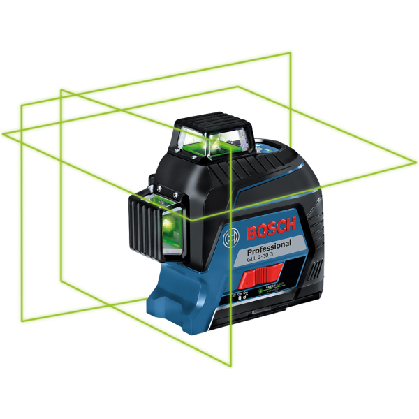 Лазерний нівелір Bosch Professional GLL 3-80 G в кейсі 0601063Y00