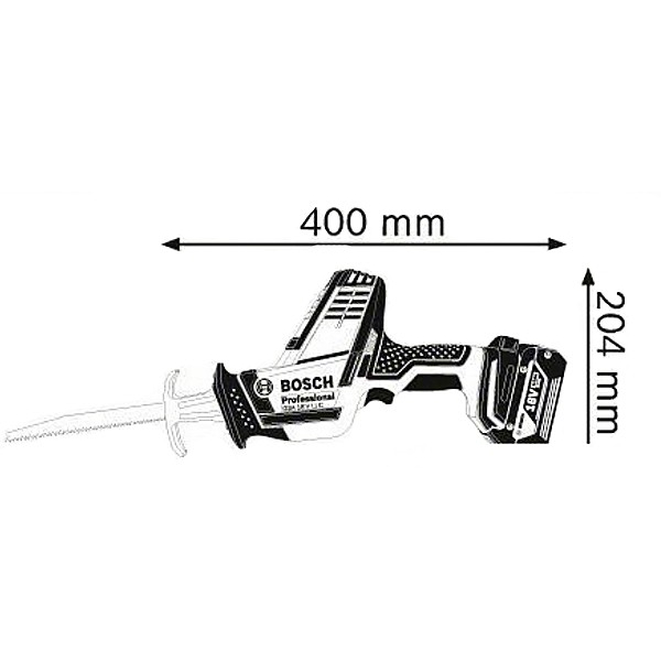Акумуляторна ножівка Bosch Professional GSA 18 V-LI C без акб та з/п 06016A5001