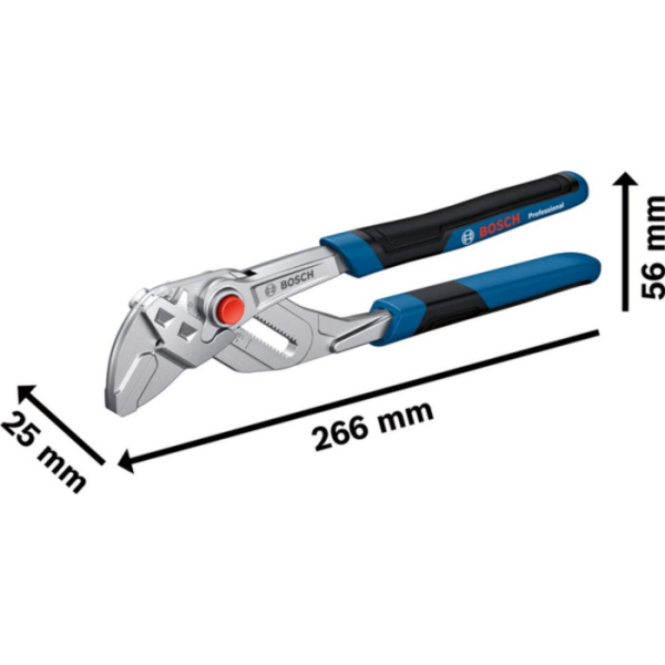 Сантехнічні плоскогубці-ключ Bosch Professional 250 мм 1600A02W3R Сантехнічні плоскогубці-ключ Bosch Professional 250 мм 1600A02W3R