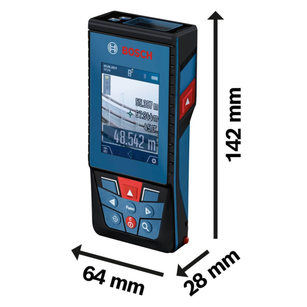 Лазерний далекомір Bosch Professional GLM 100-25 C з чохлом 0601072Y00