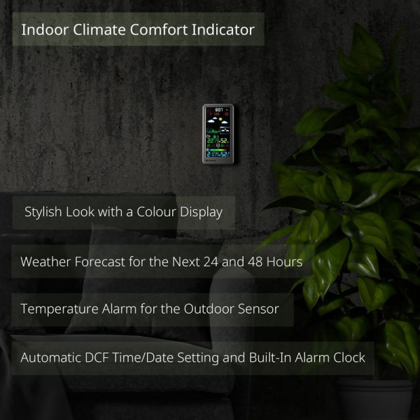 Метеостанція Bresser RC Neomeo V Silver (7006511) 932128