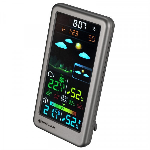Метеостанція Bresser RC Neomeo V Silver (7006511) 932128
