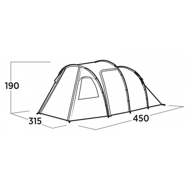 Намет п'ятимісний Easy Camp Hidra 5 (120491) (931553)