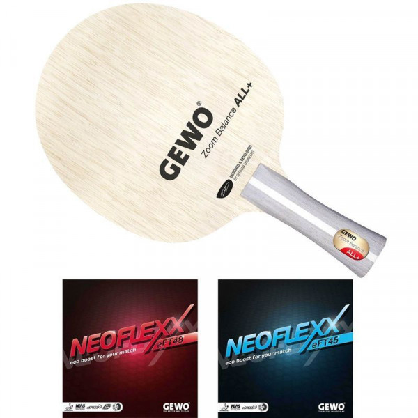 Ракетка для настільного тенісу Gewo Zoom Balance ALL, Neoflexx 48.0 + 45.0, ST (11640000031) (931329)