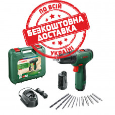 Акумуляторний дриль-шурупокрут Bosch EasyDrill 1200 в чемодані з 2 акб PBA 12V 1.5 Ah та з/п GAL 1210 CV 06039D3007