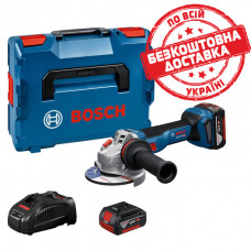 Акумуляторна кутова шліфмашина Bosch GWS 18V-11 S Professional з 2 акб GBA 18V 5 Ah та з/п GAL 1880 CV, в L-BOXX 136 06019N4002