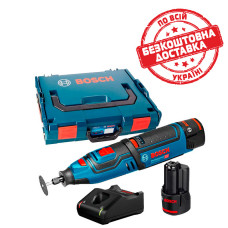 Акумуляторна бормашина Bosch Professional GRO 12V-35 в L-Boxx 102 з 2 акб GBA 12V 2 Ah та з/п GAL 12V-40 06019C5001