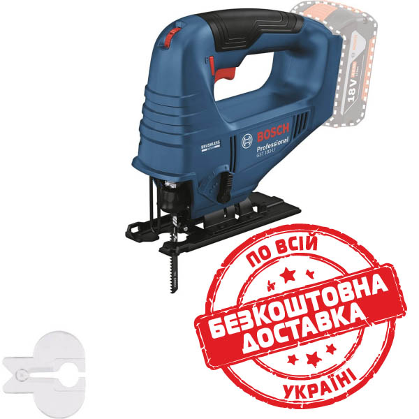 Акумуляторний лобзик Bosch GST 183-LI Professional без акб і з/п, в картоні 06015B7020