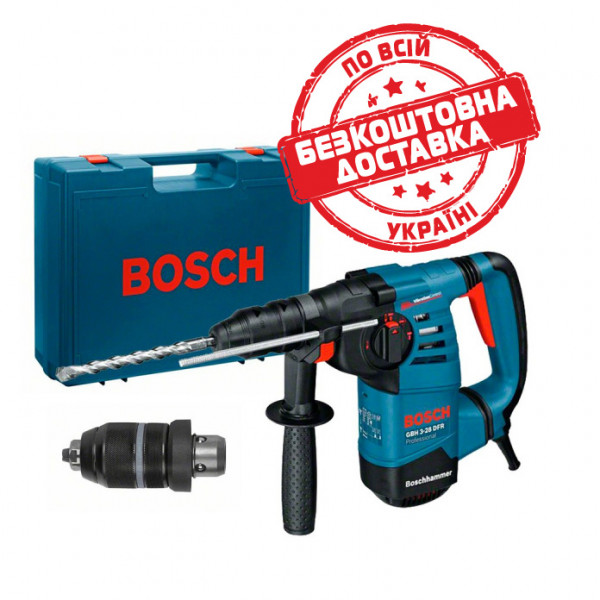 Перфоратор Bosch Professional GBH 3-28 DFR в чемодані з ШЗП 061124A000