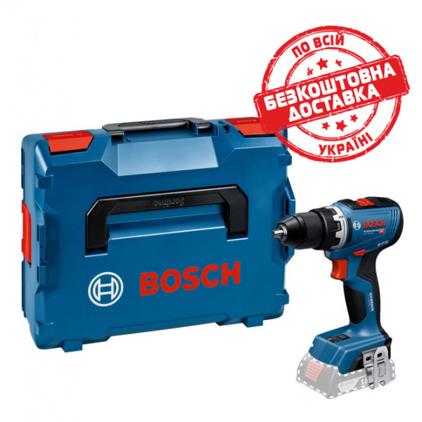 Акумуляторний дриль-шурупокрут Bosch Professional GSR 18V-65 без акб і з/п, в L-BOXX 06019N3201