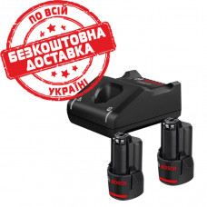 Набір акумуляторів для електроінструментів Bosch GBA 12V 3.0 Ah і зарядним пристроєм GAL 12V-40 1600A019RD