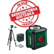 Лазерний нівелір Bosh UniversalLevel 360 Set з чохлом, батарейками, штативом 1,5 м 0603663E03