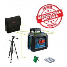 Лазерний нівелір Bosch Professional GCL 2-20 G із штативом і 4 батарейками 0601065001