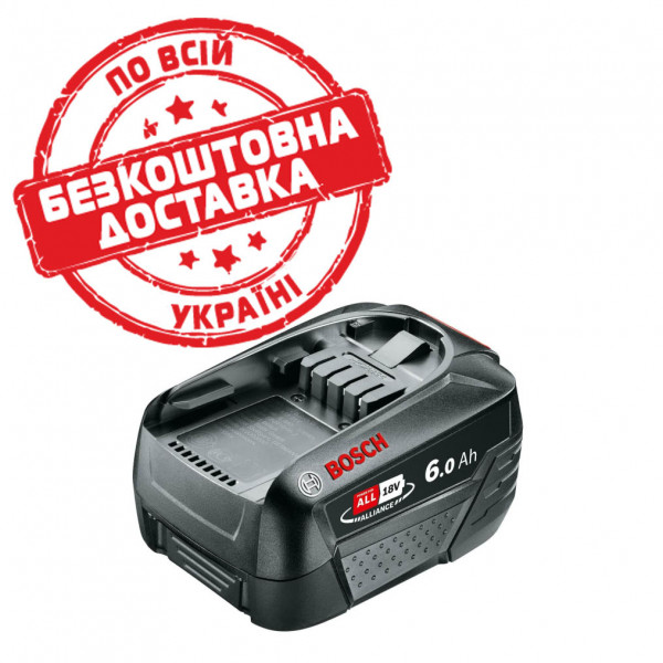 Акумулятор для електроінструментів Bosch PBA 18V 6.0 Ah 1600A00DD7