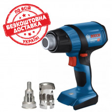 Акумуляторний технічний фен Bosch Professional GHG 18V-50 у картоні з 2 насадками без акб і з/п 06012A6500