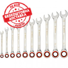 Набір гайкових ключів Bosch Professional, 10 шт 1600A02AU0