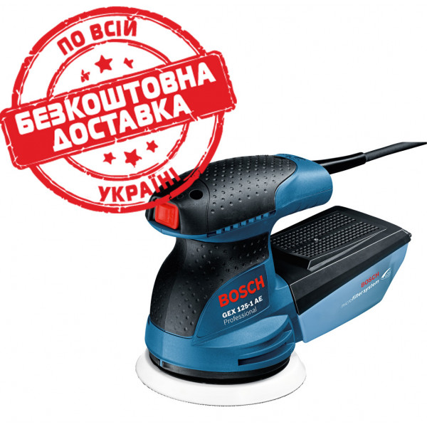Ексцентрикова шліфмашина Bosch GEX 125-1 AE Professional 0601387500