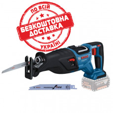 Акумуляторна ножівка Bosch Professional GSA 185-LI без акб і з/п з 2 пиляльними полотнами 06016C0020