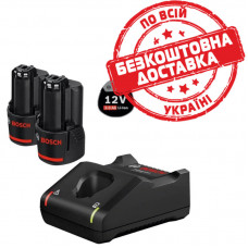 Акумулятор для електроінструментів Bosch GBA 12V 2.0 Ah, 2 шт і з/п GAL 12V-40 1600A019R8