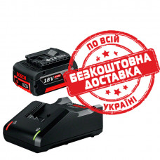 Акумулятор для електроінструментів Bosch GBA 18V 4.0 Ah та з/п GAL 18V-40 1600A01B9Y