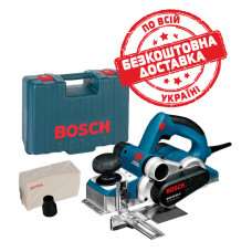 Рубанок Bosch Professional GHO 40-82 C у чемодані з паралельним упором, обмежувачем глибини, ножем, пилозбірником 060159A760